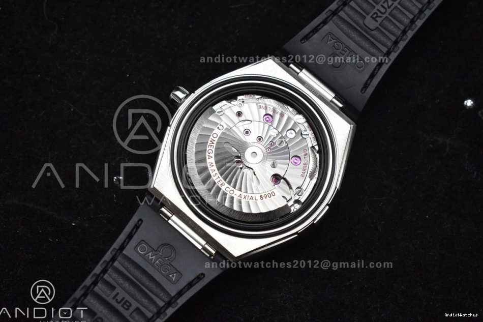 Ceramic Gummy A8900 Super Edition Best HighPerformance 1:1 Black Black Strap Clone SS Dial Black Constellation on 545 VSF 1207